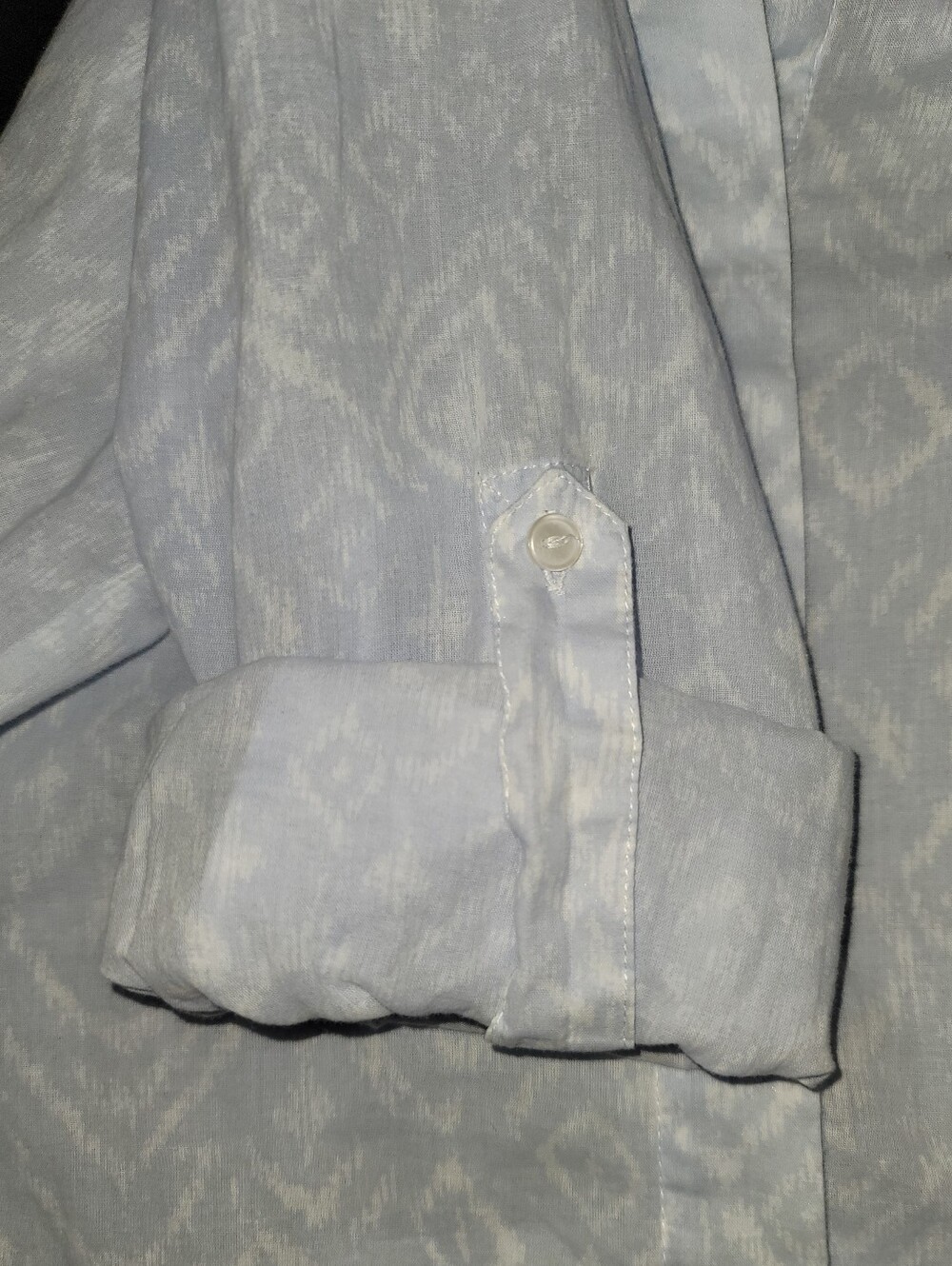Khakis & Co. Button-Up With Subtle Ikat Pattern - Picture 8 of 10